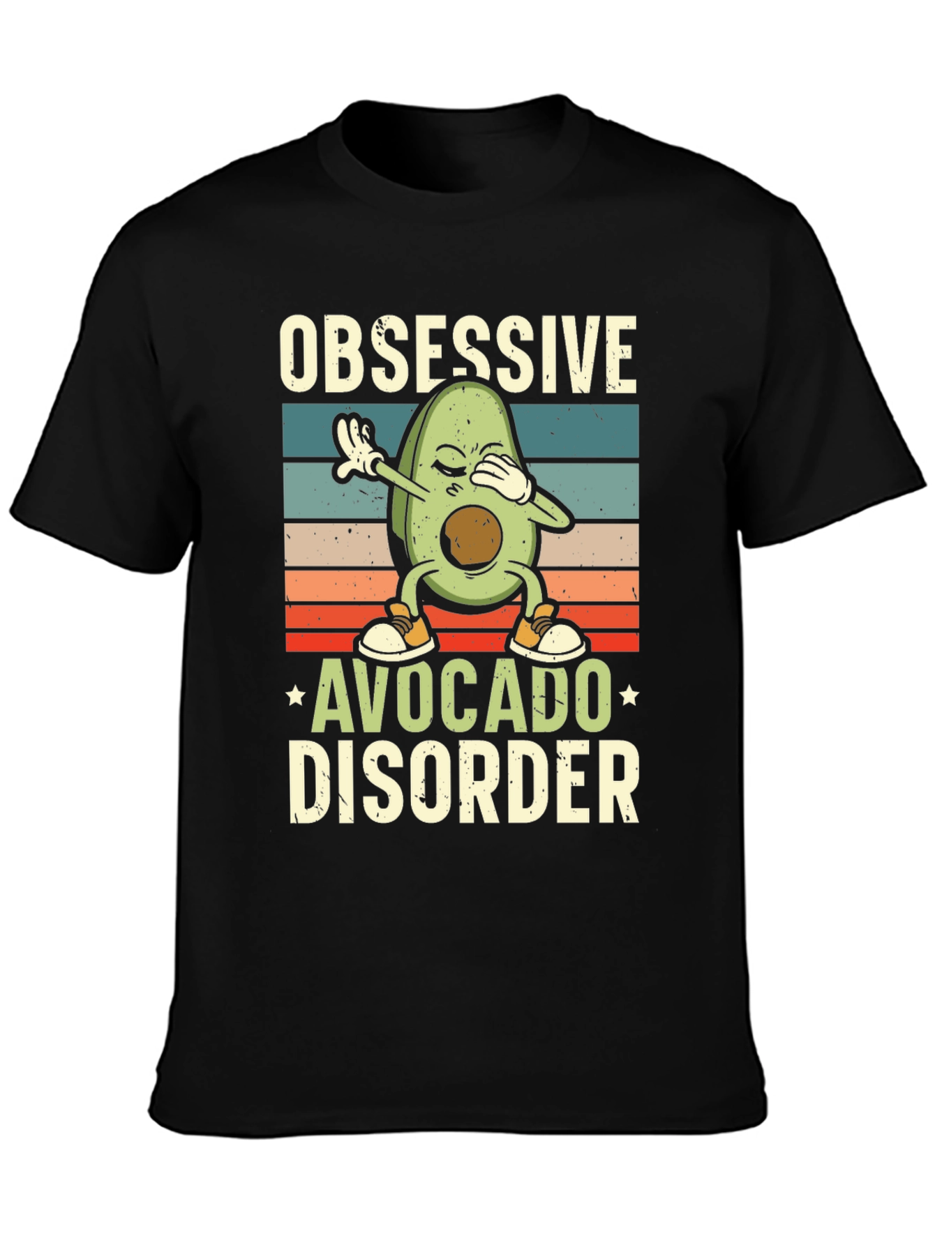 Obsessive Avocado Disorder Funny Graphic T-Shirt