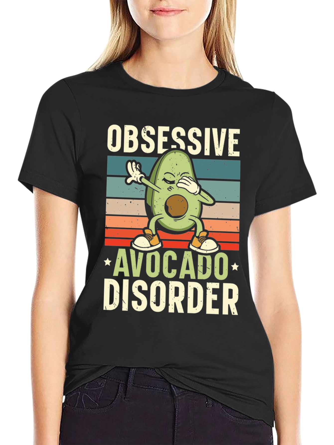 Obsessive Avocado Disorder Funny Graphic T-Shirt