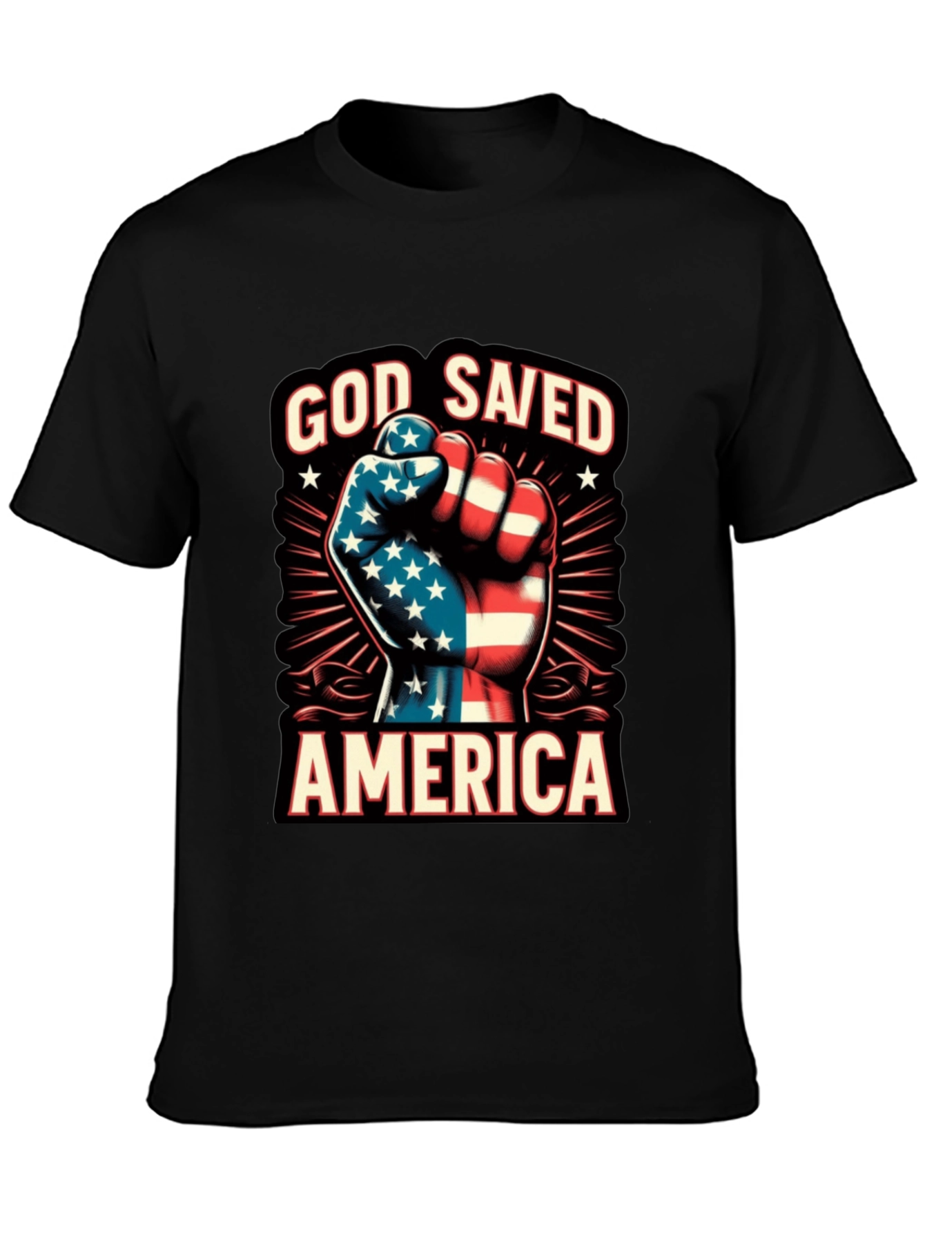 God Saved America Patriotic T-Shirt
