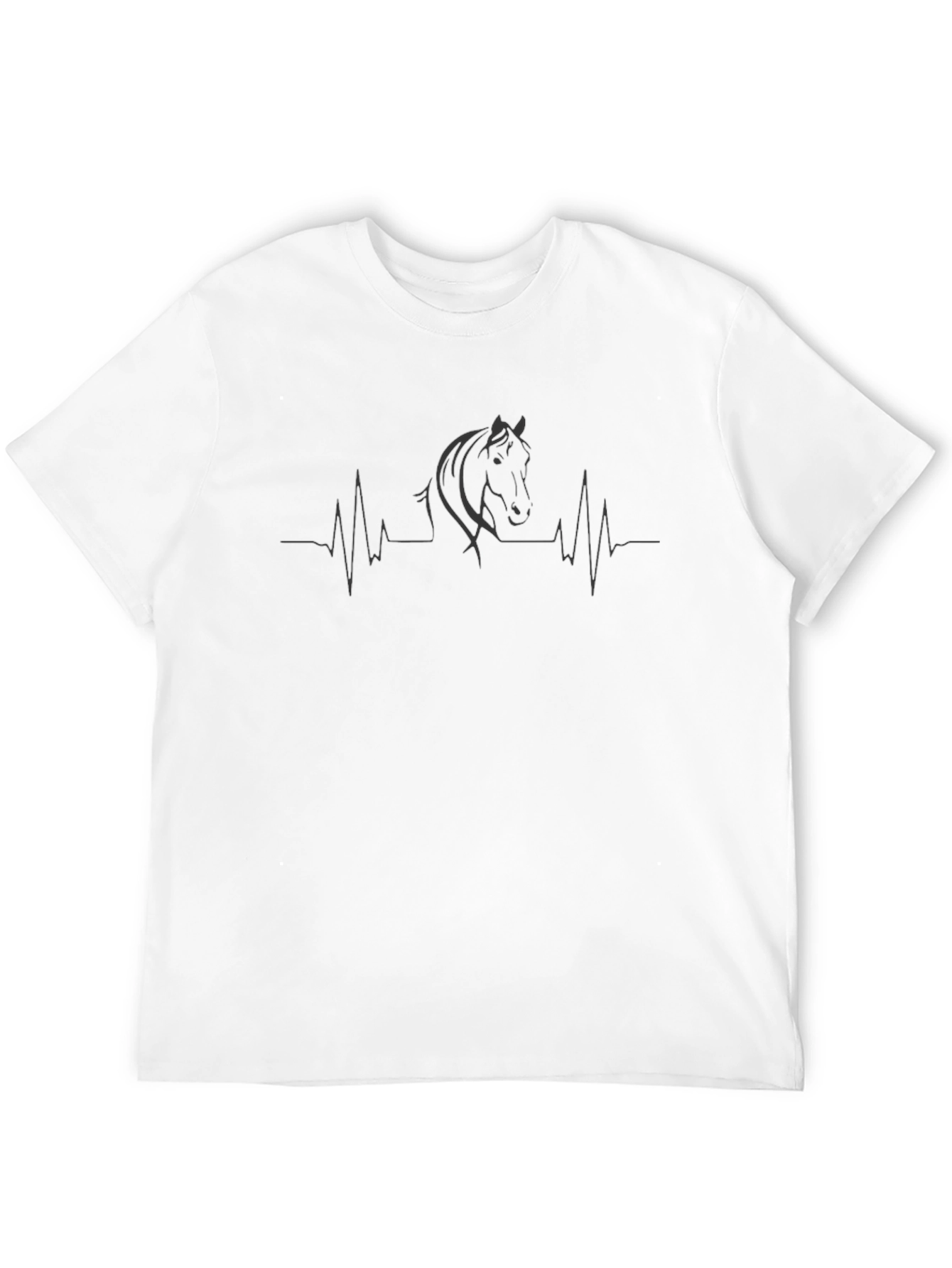 Horse Heartbeat T-Shirt - Equestrian Style