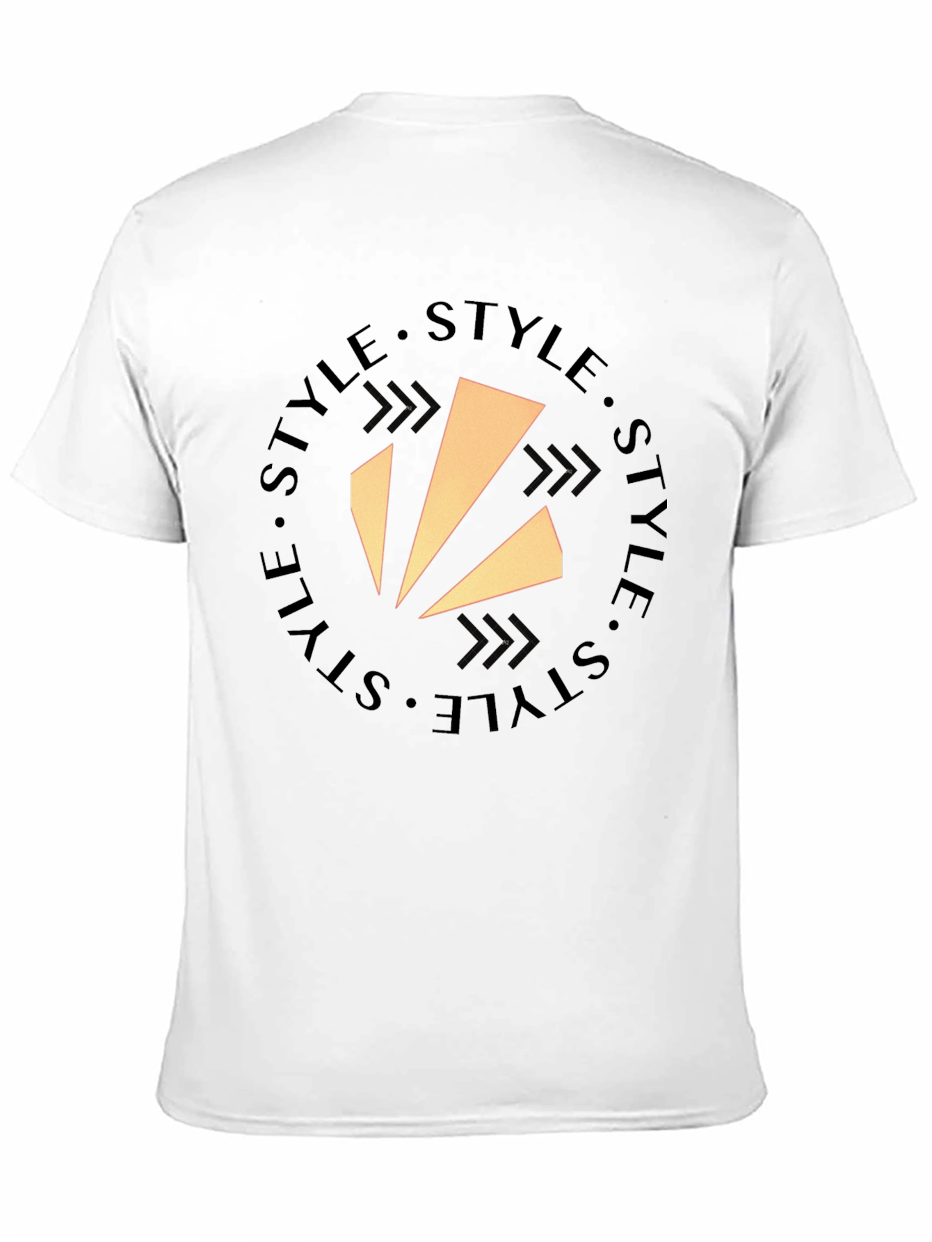 Stylish Mens Black Style Logo T-Shirt