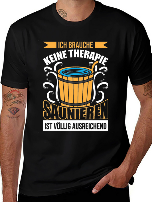Sauna Therapy T-Shirt - Relax & Unwind