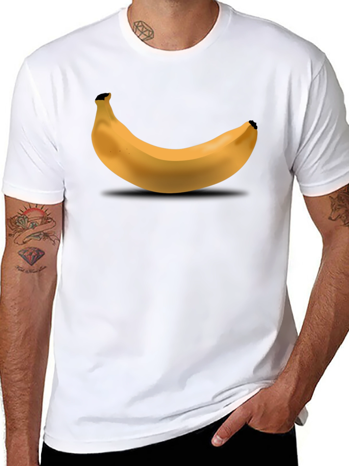 Banana Graphic T-Shirt - Fruit Lover Tee