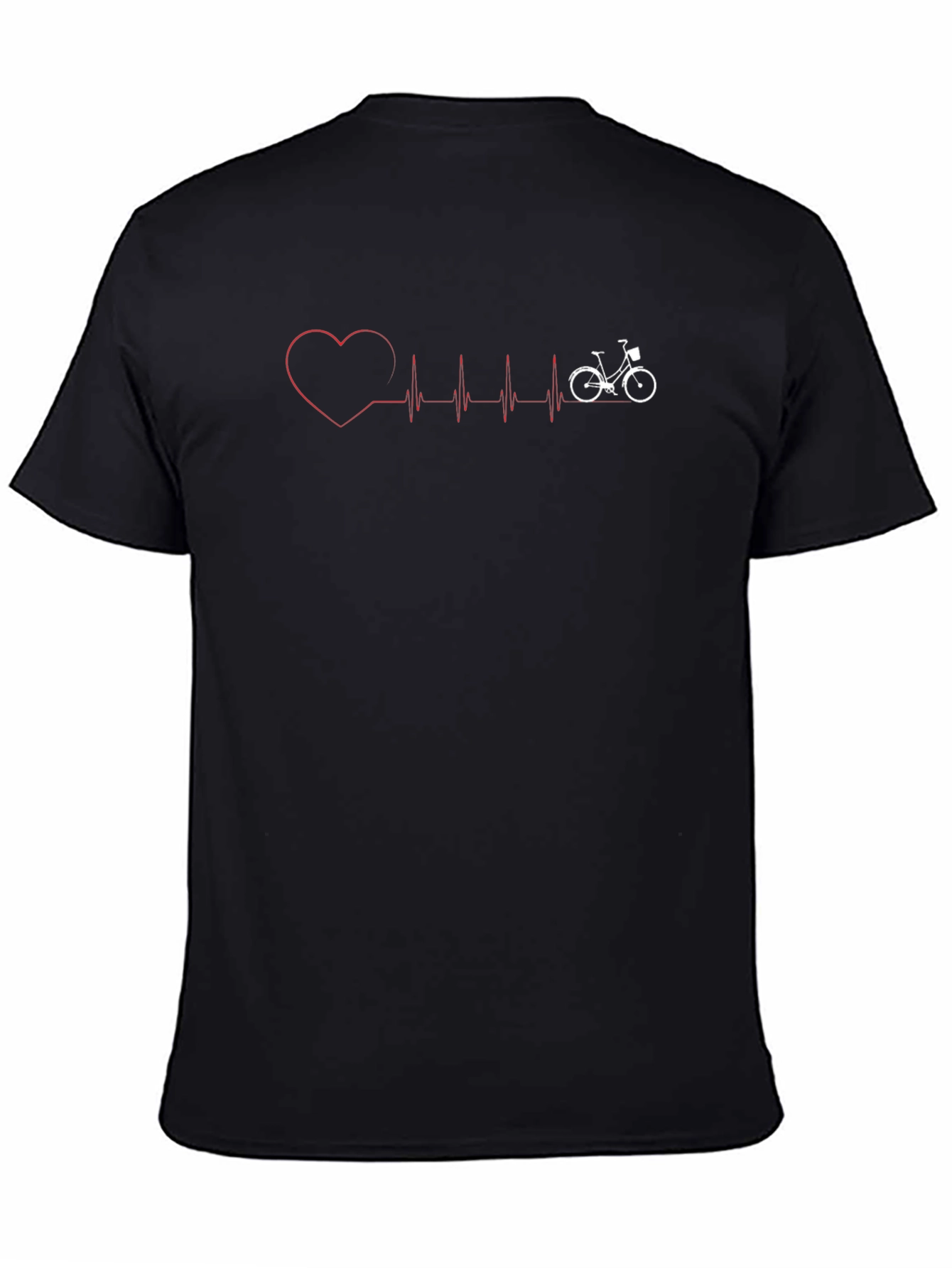 Heartbeat Bicycle T-Shirt - Cycling Love