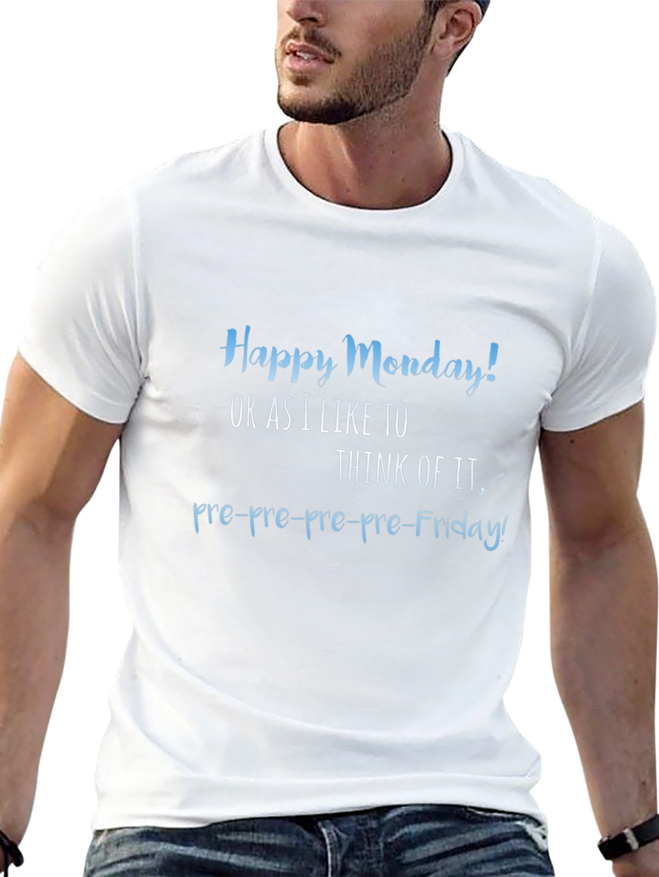 Funny Happy Monday Graphic T-Shirt