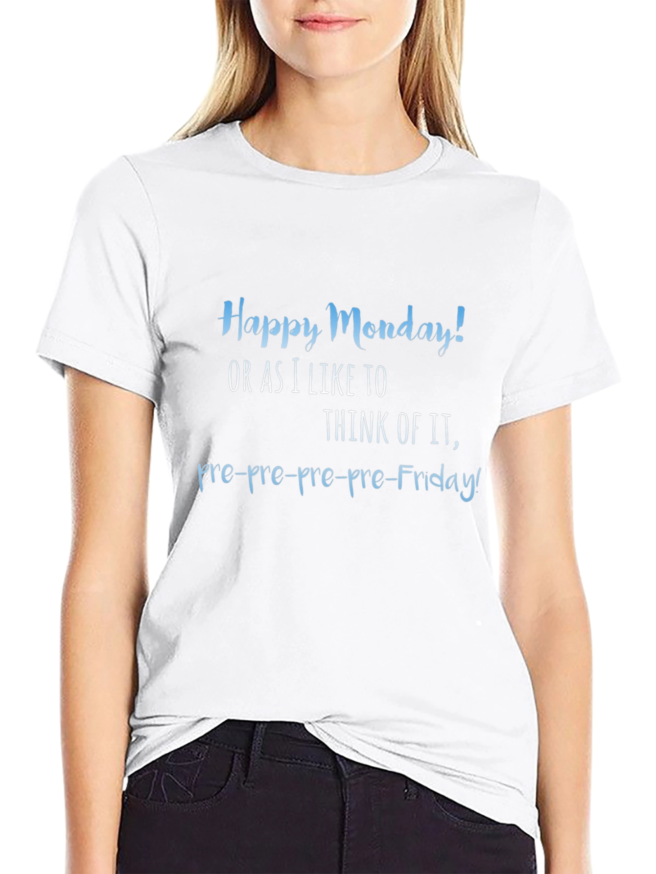 Funny Happy Monday Graphic T-Shirt