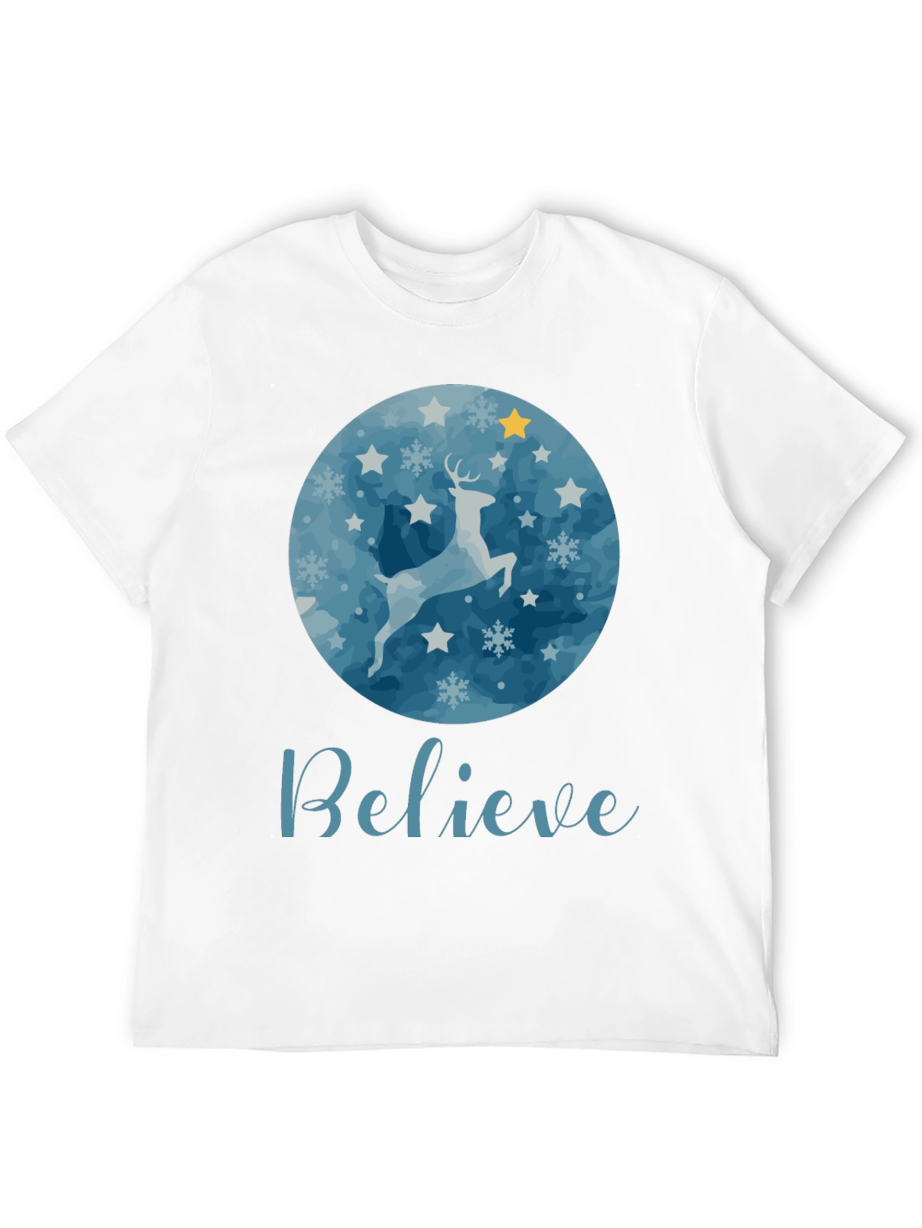 Believe Deer Graphic Tee