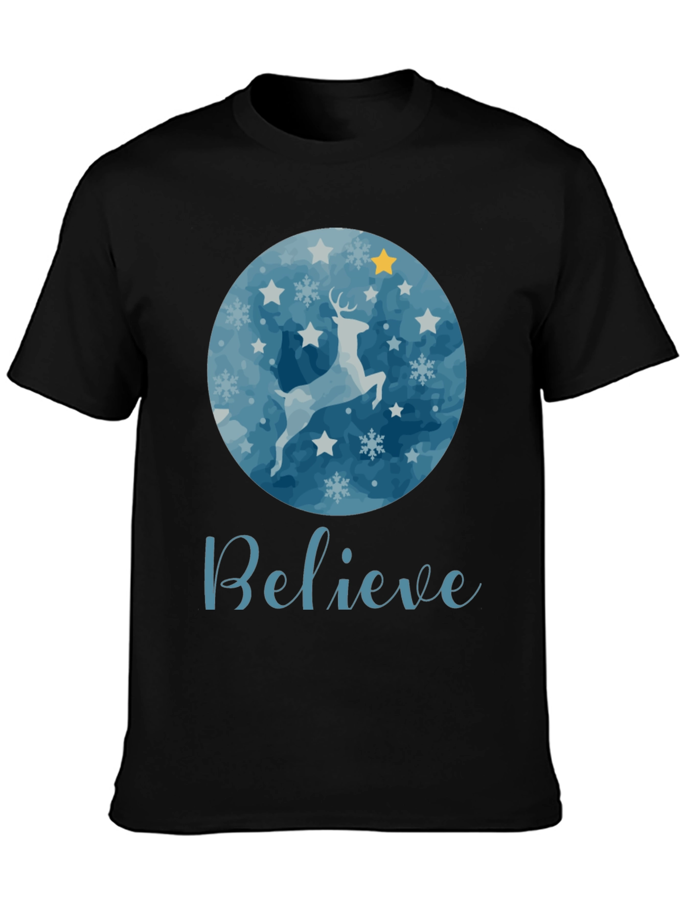 Believe Deer Graphic Tee