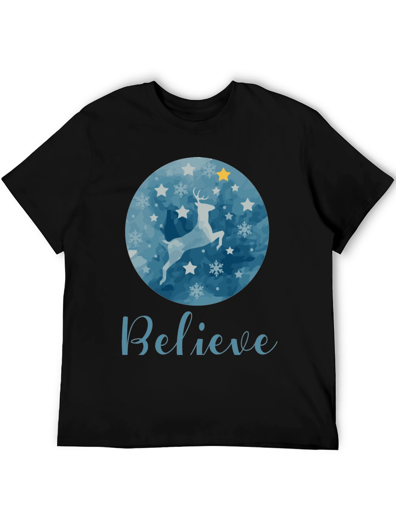 Believe Deer Graphic Tee