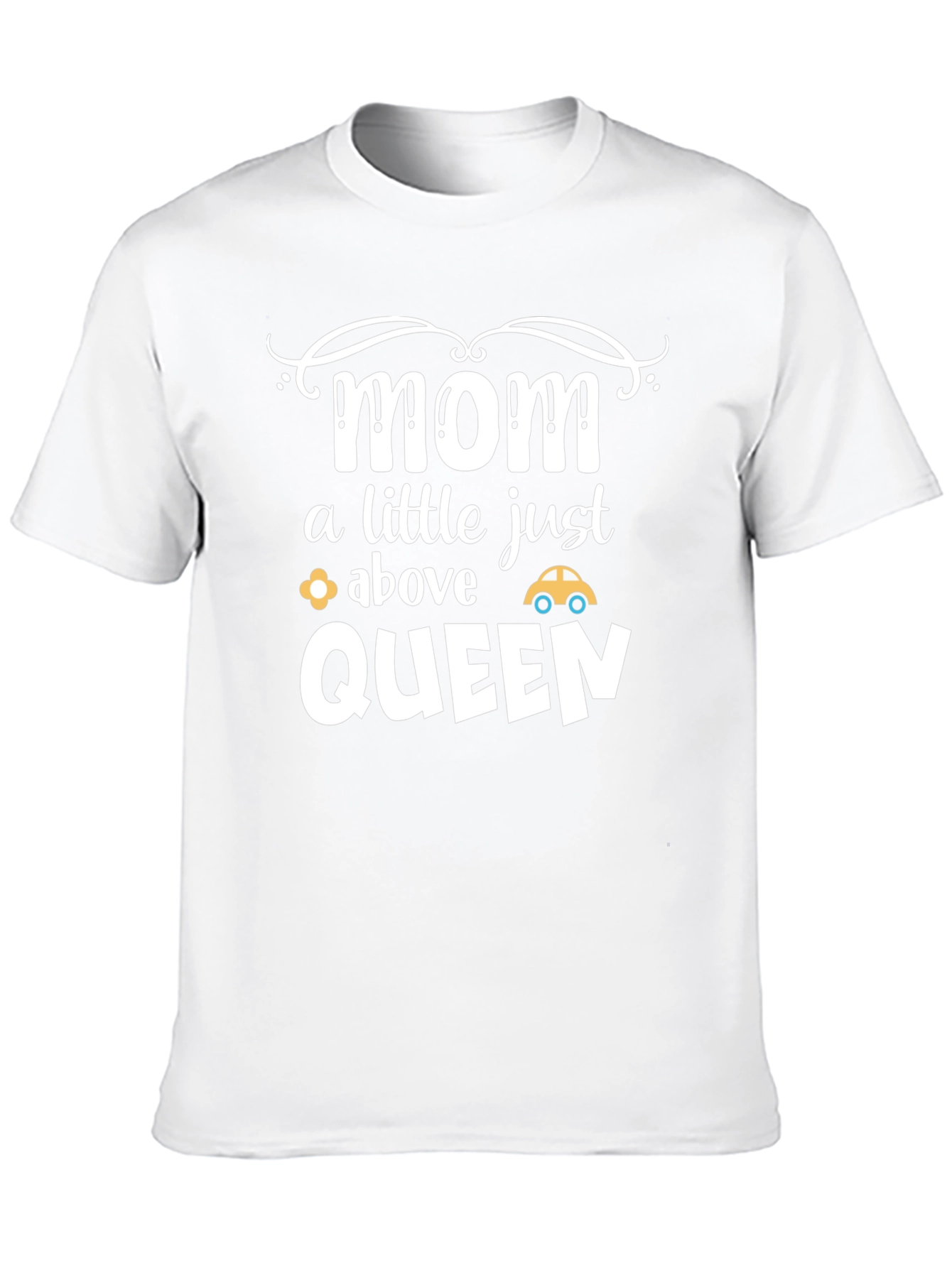 Mom Above Queen Black Graphic Tee