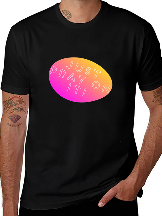 Just Pray On It Graphic Tee - Unisex Black T-Shirt
