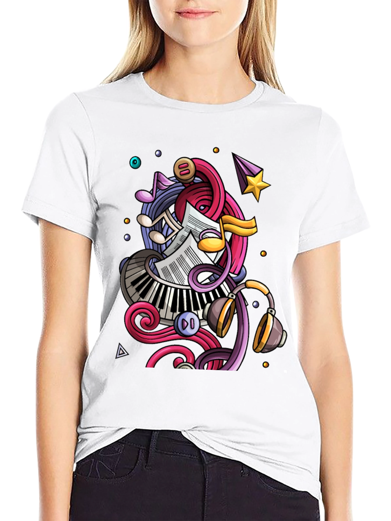 Musical Doodle Graphic Tee