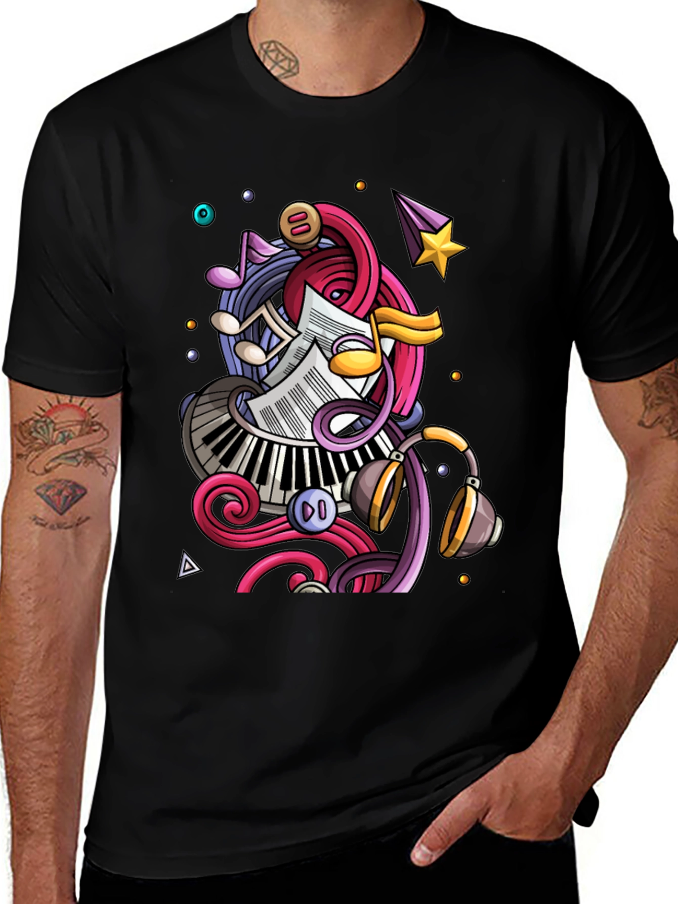 Musical Doodle Graphic Tee