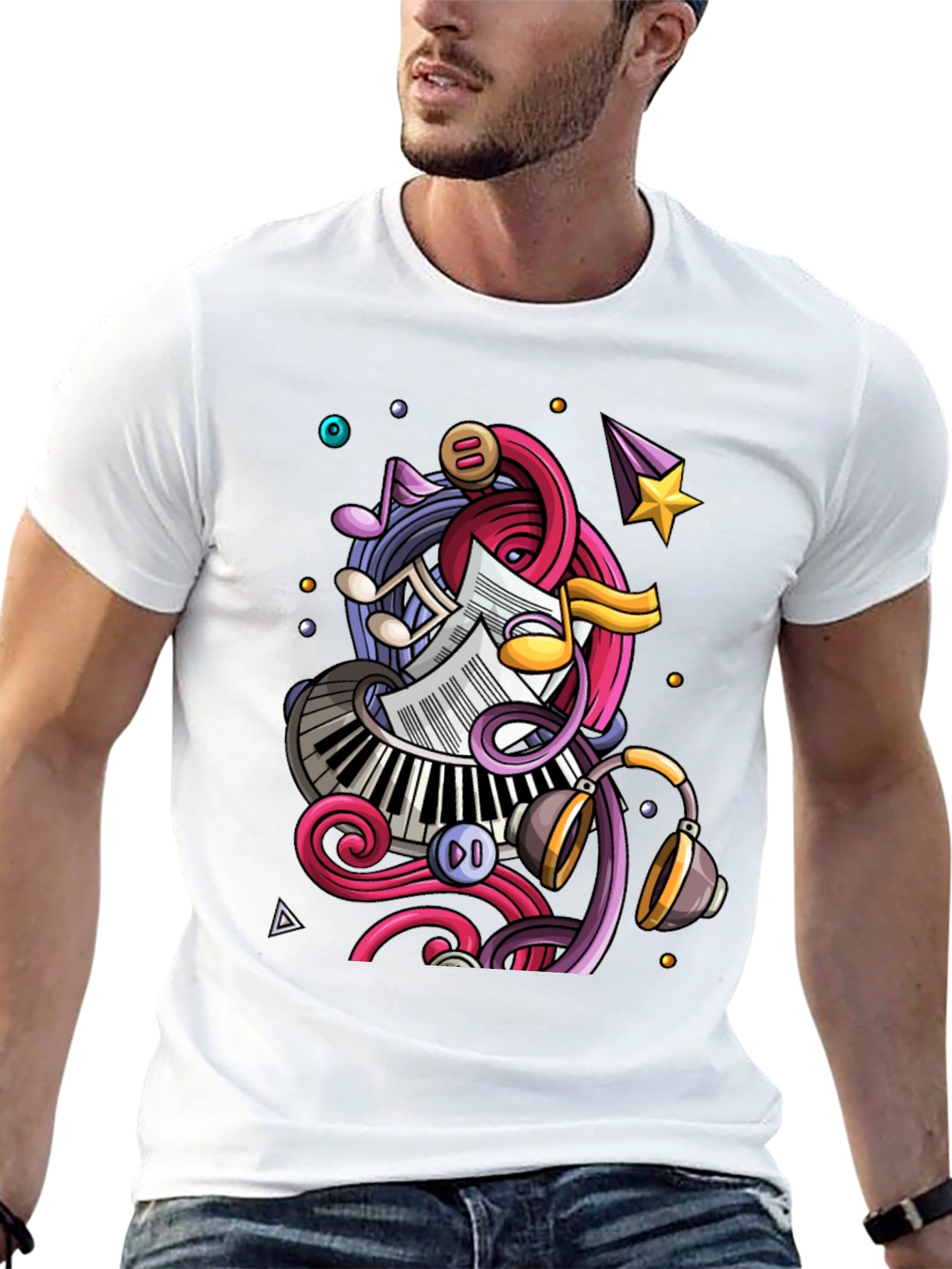 Musical Doodle Graphic Tee