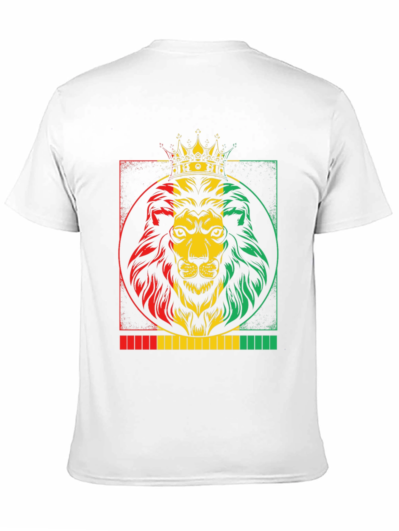 Rasta Lion King Graphic T-Shirt - Reggae Vibes
