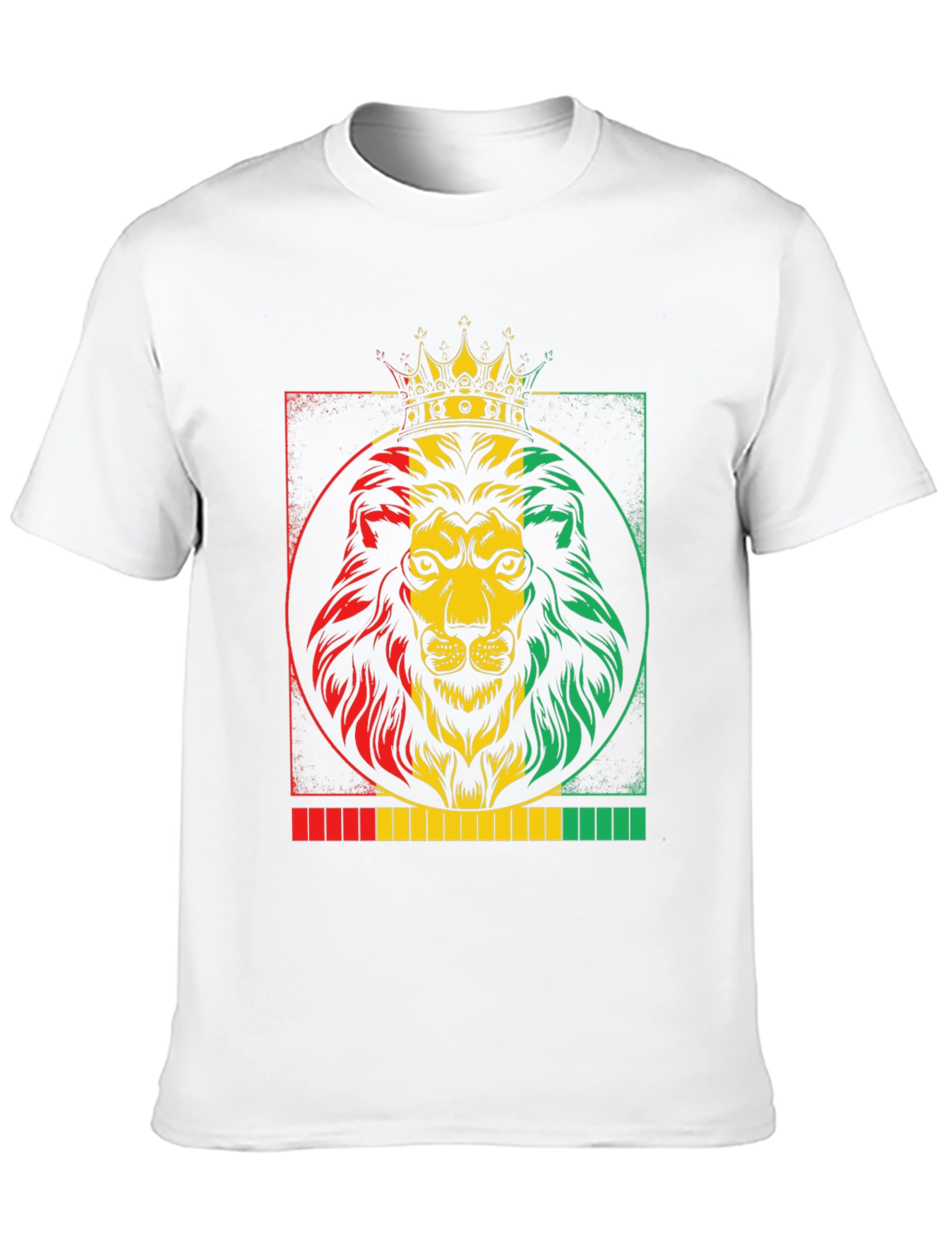Rasta Lion King Graphic T-Shirt - Reggae Vibes