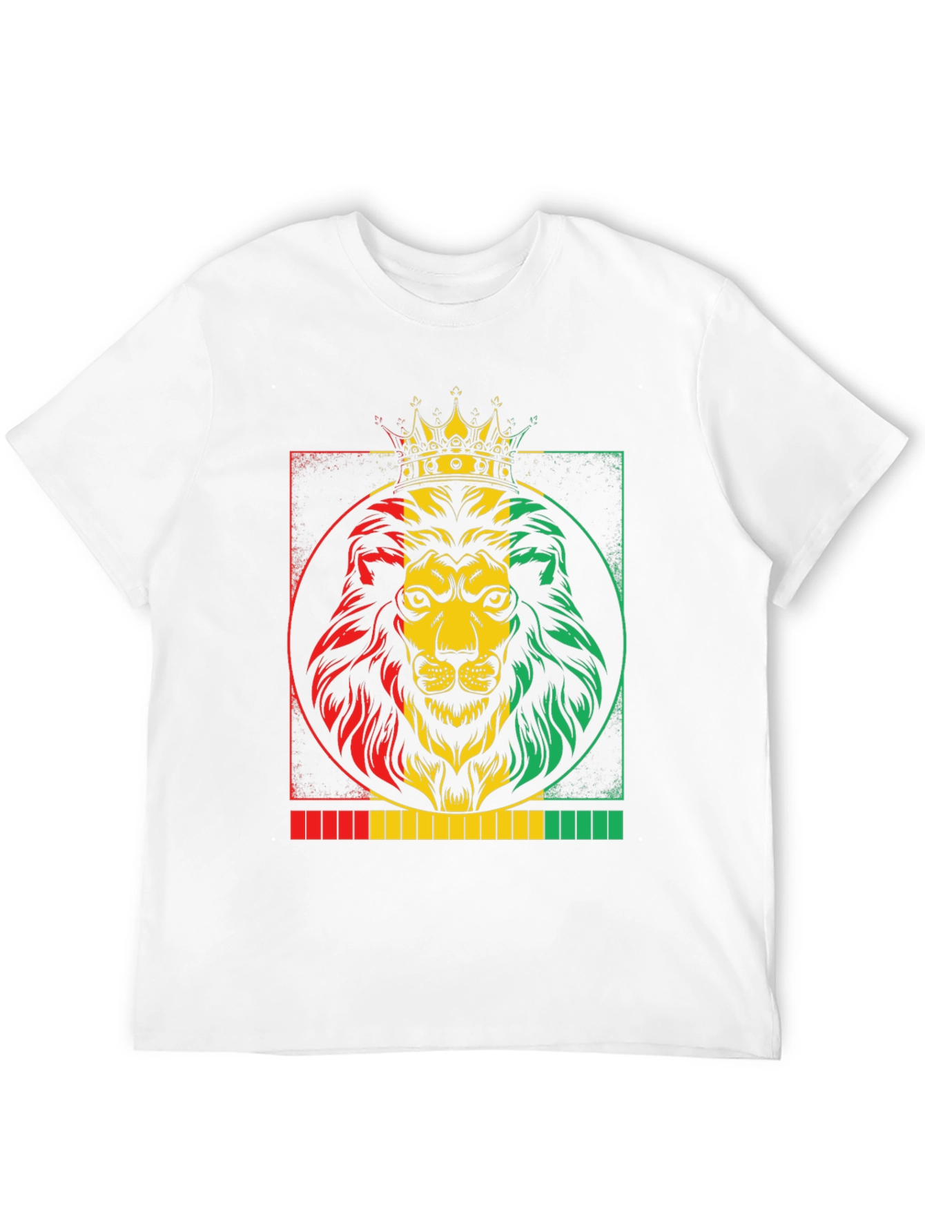 Rasta Lion King Graphic T-Shirt - Reggae Vibes