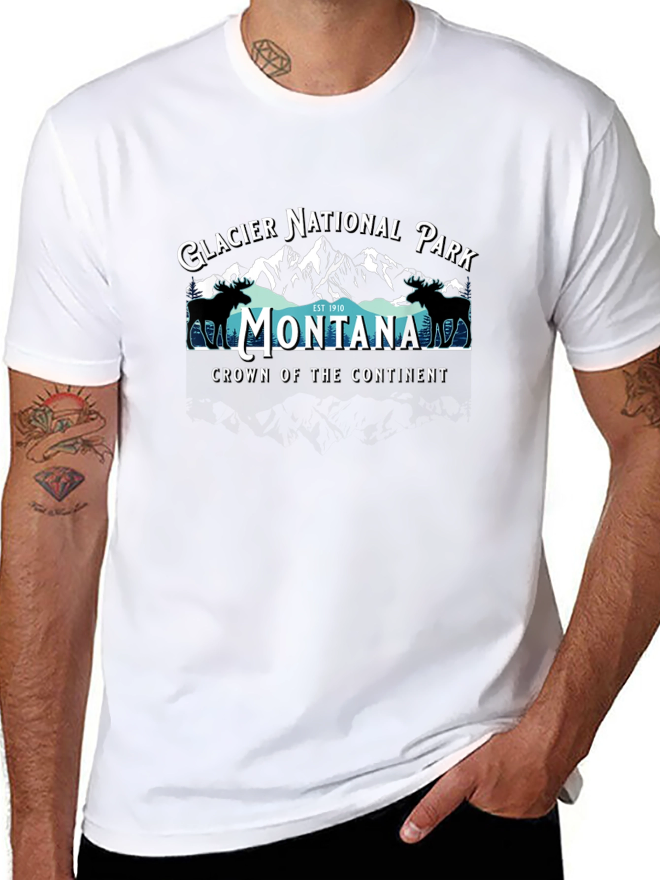 Glacier National Park Montana Tee