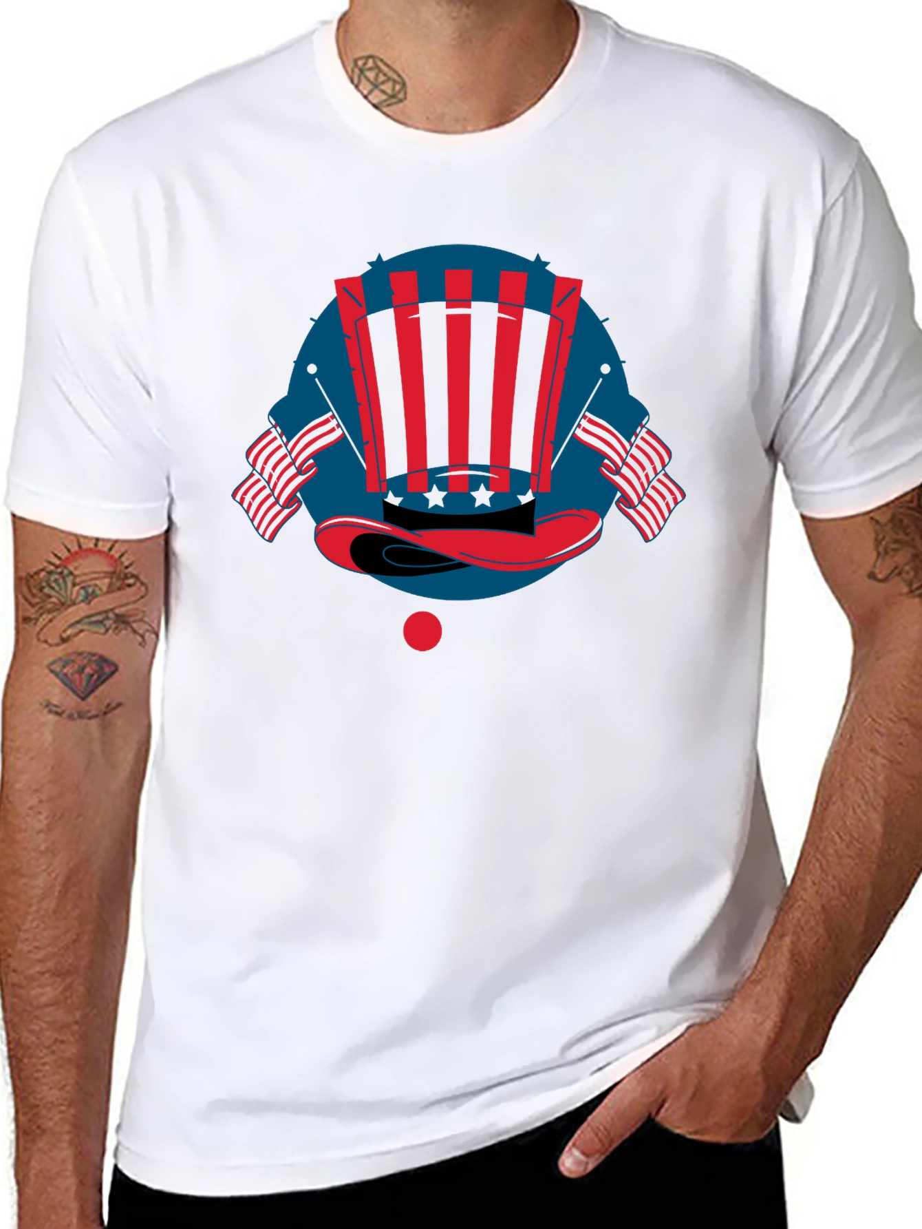 Patriotic Top Hat T-Shirt