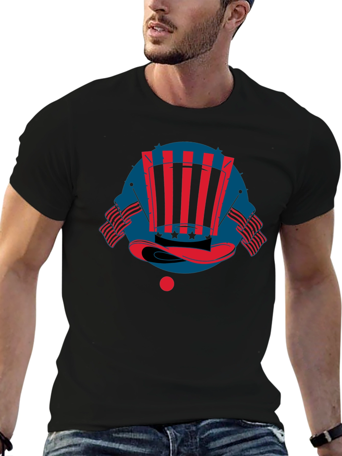Patriotic Top Hat T-Shirt
