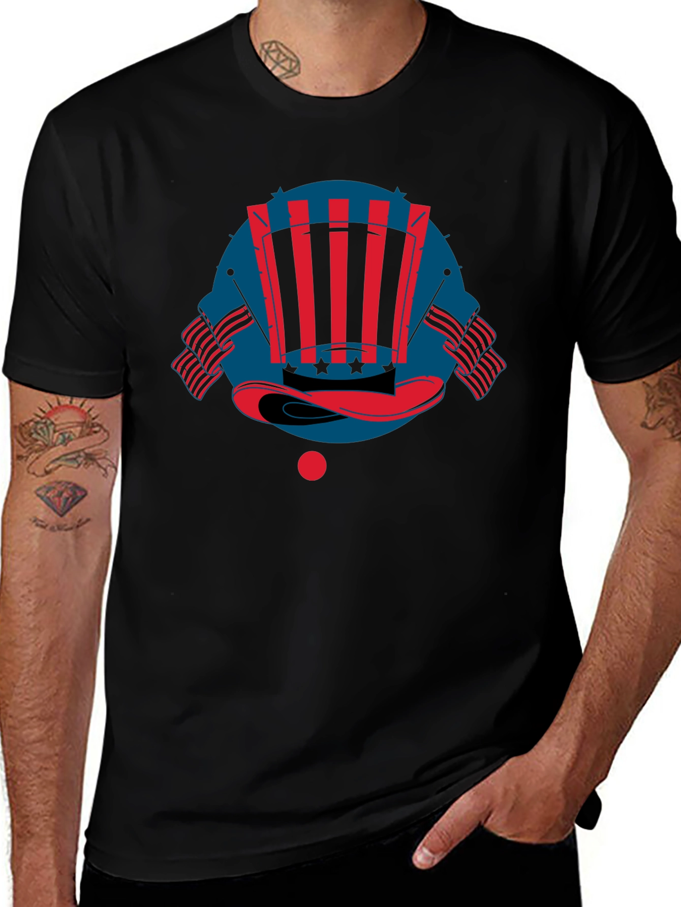 Patriotic Top Hat T-Shirt