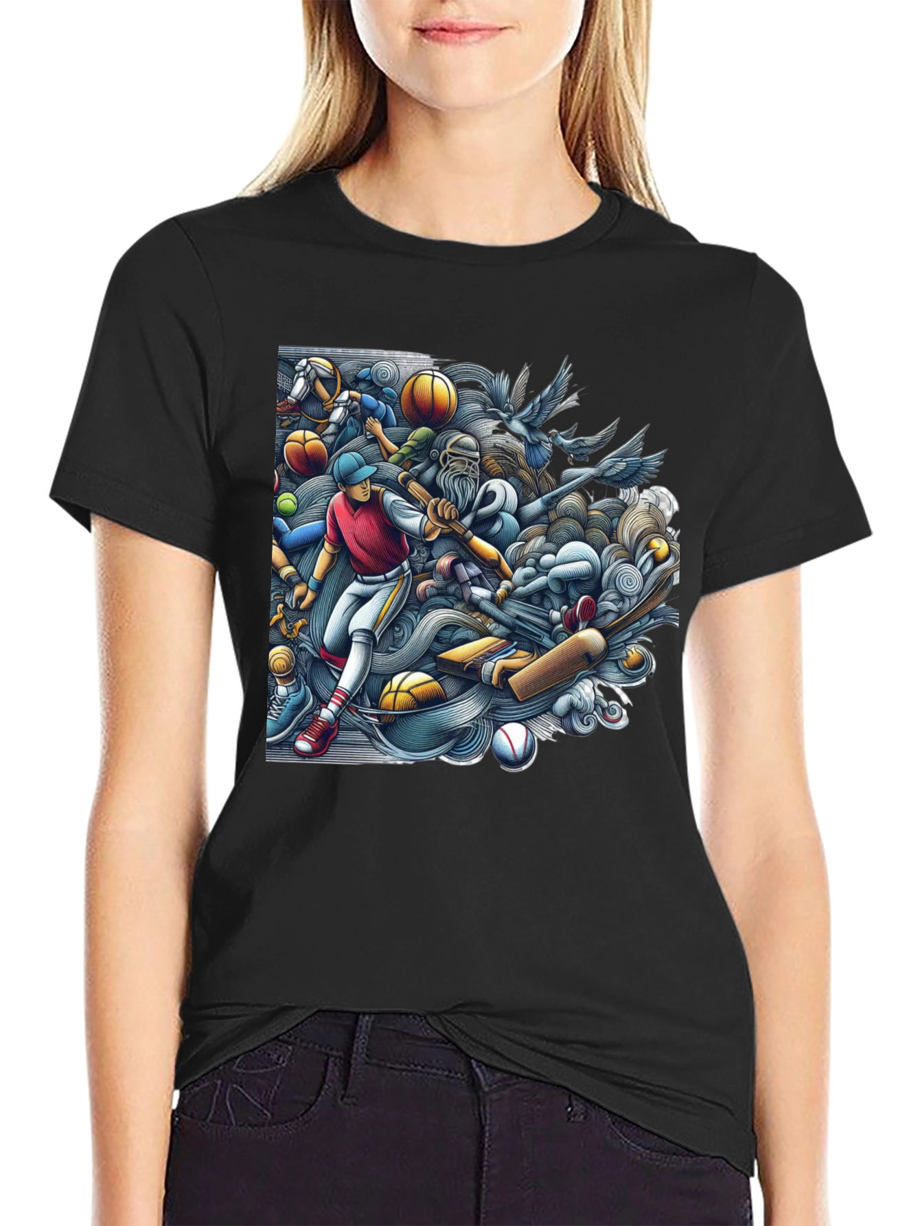 Sports Fan T-Shirt: Unique Graphic Design