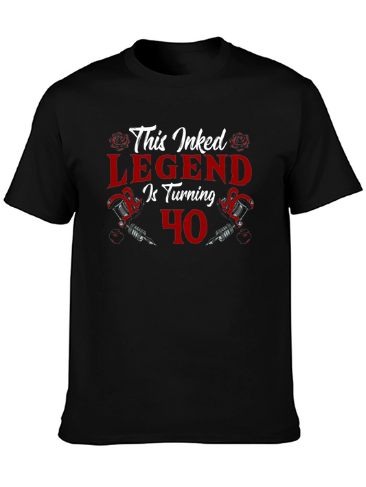 Inked Legend 40th Birthday T-Shirt