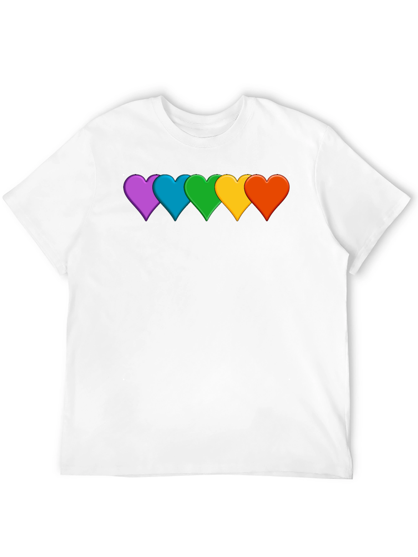 Rainbow Heart Pride T-Shirt