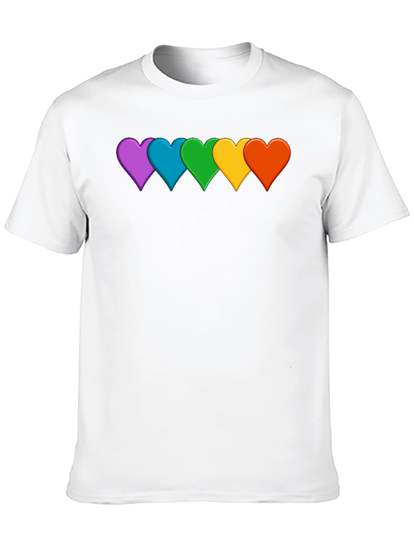 Rainbow Heart Pride T-Shirt
