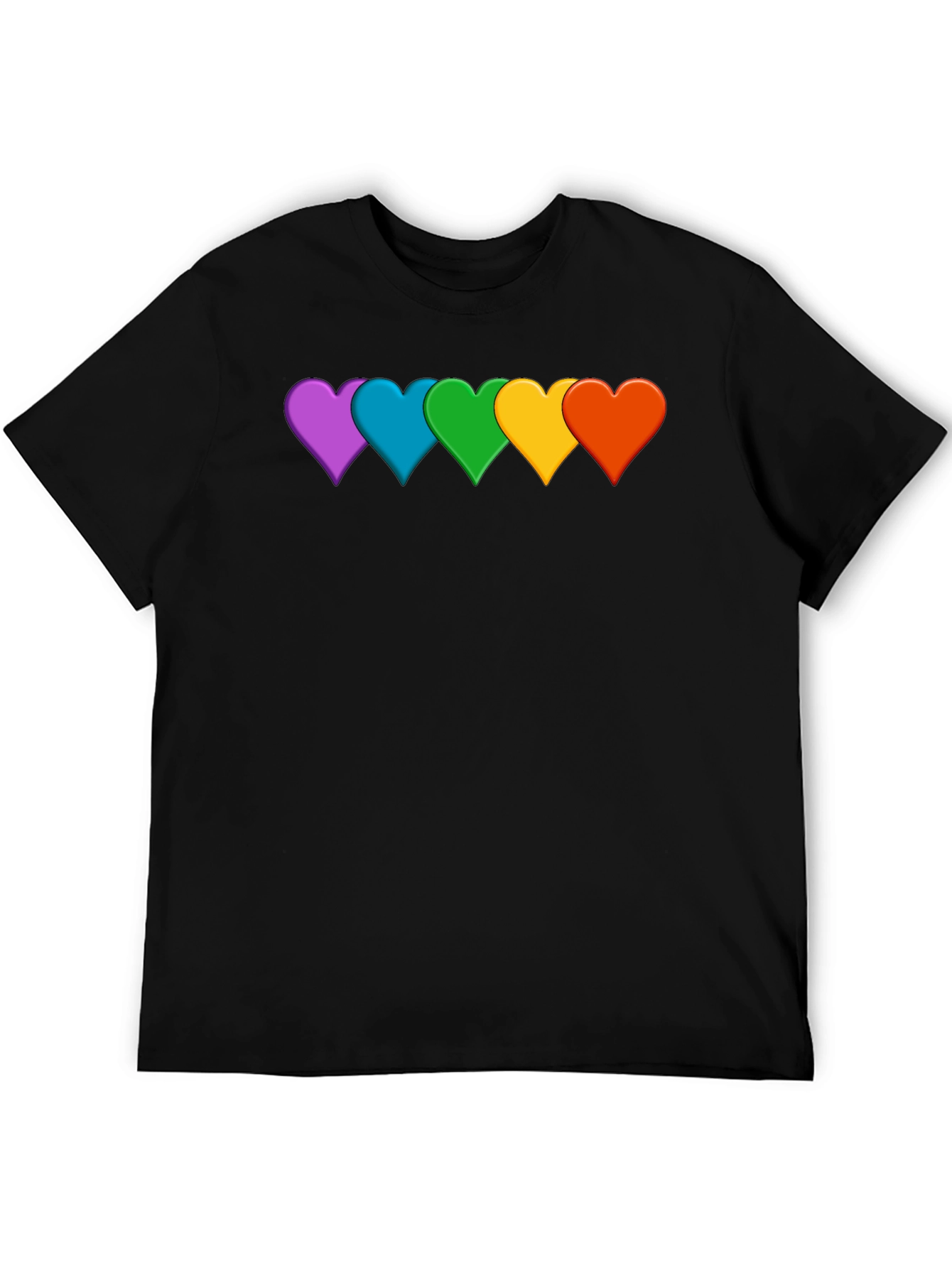 Rainbow Heart Pride T-Shirt