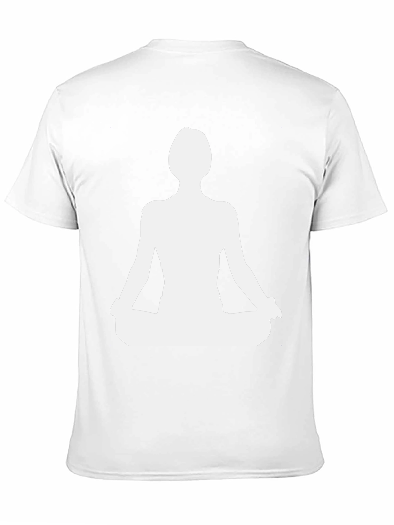 Yoga Silhouette Graphic Tee - Meditation T-Shirt
