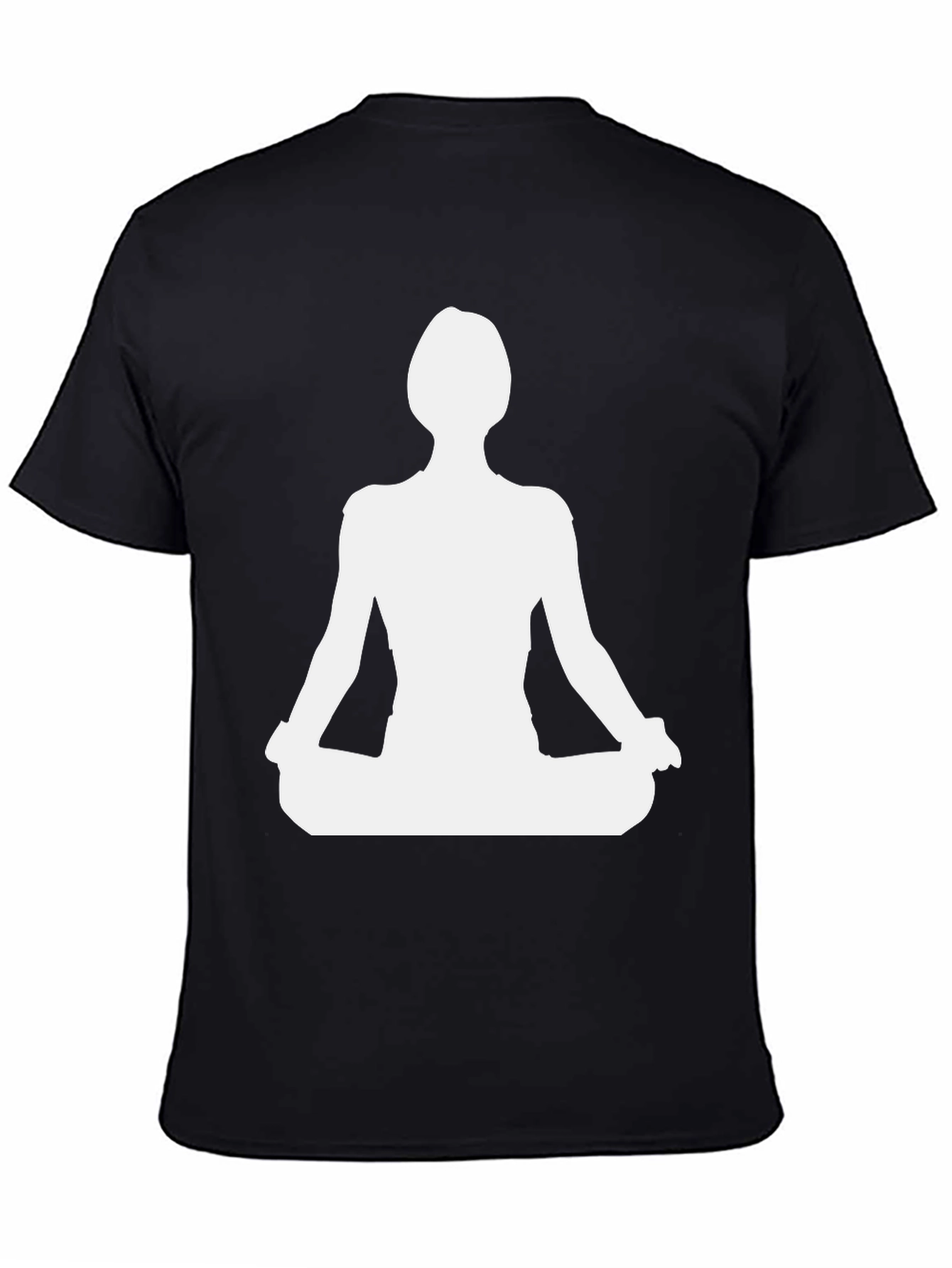 Yoga Silhouette Graphic Tee - Meditation T-Shirt