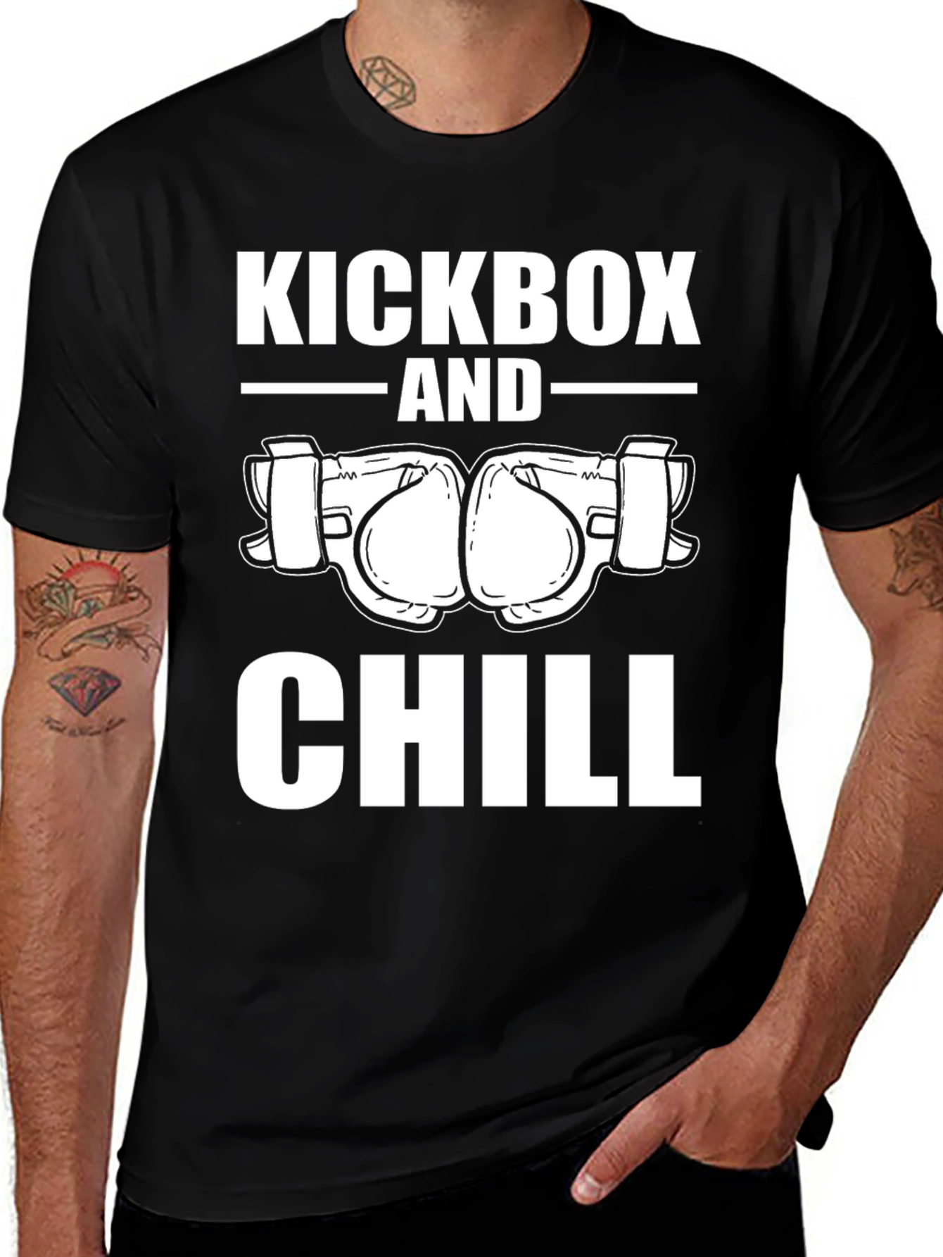 Kickbox and Chill Graphic Tee