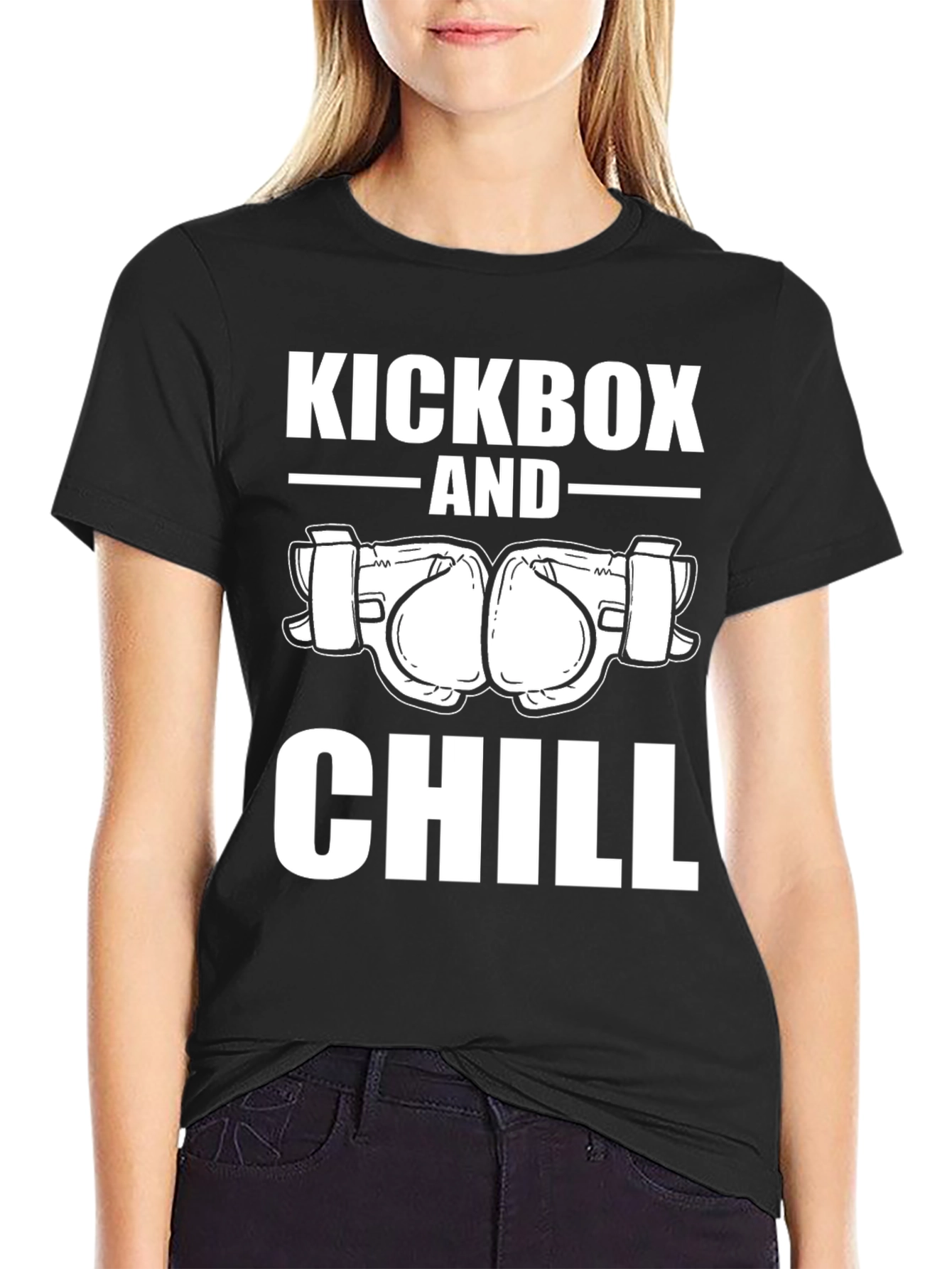 Kickbox and Chill Graphic Tee