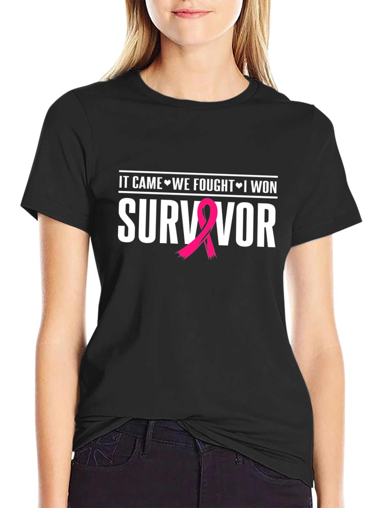 Survivor Breast Cancer Awareness T-Shirt