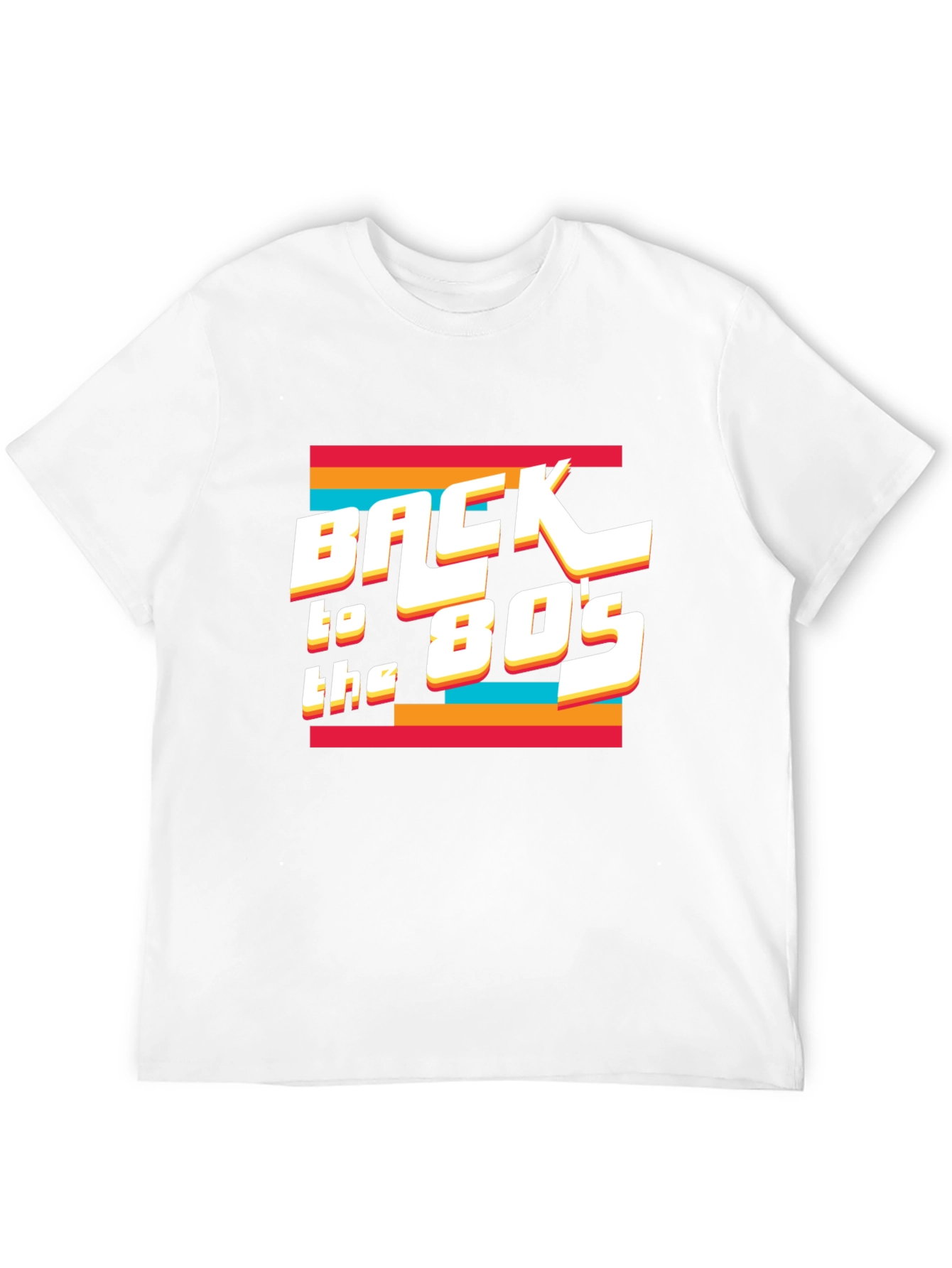 Retro 80s Graphic Tee - Black Nostalgic T-Shirt