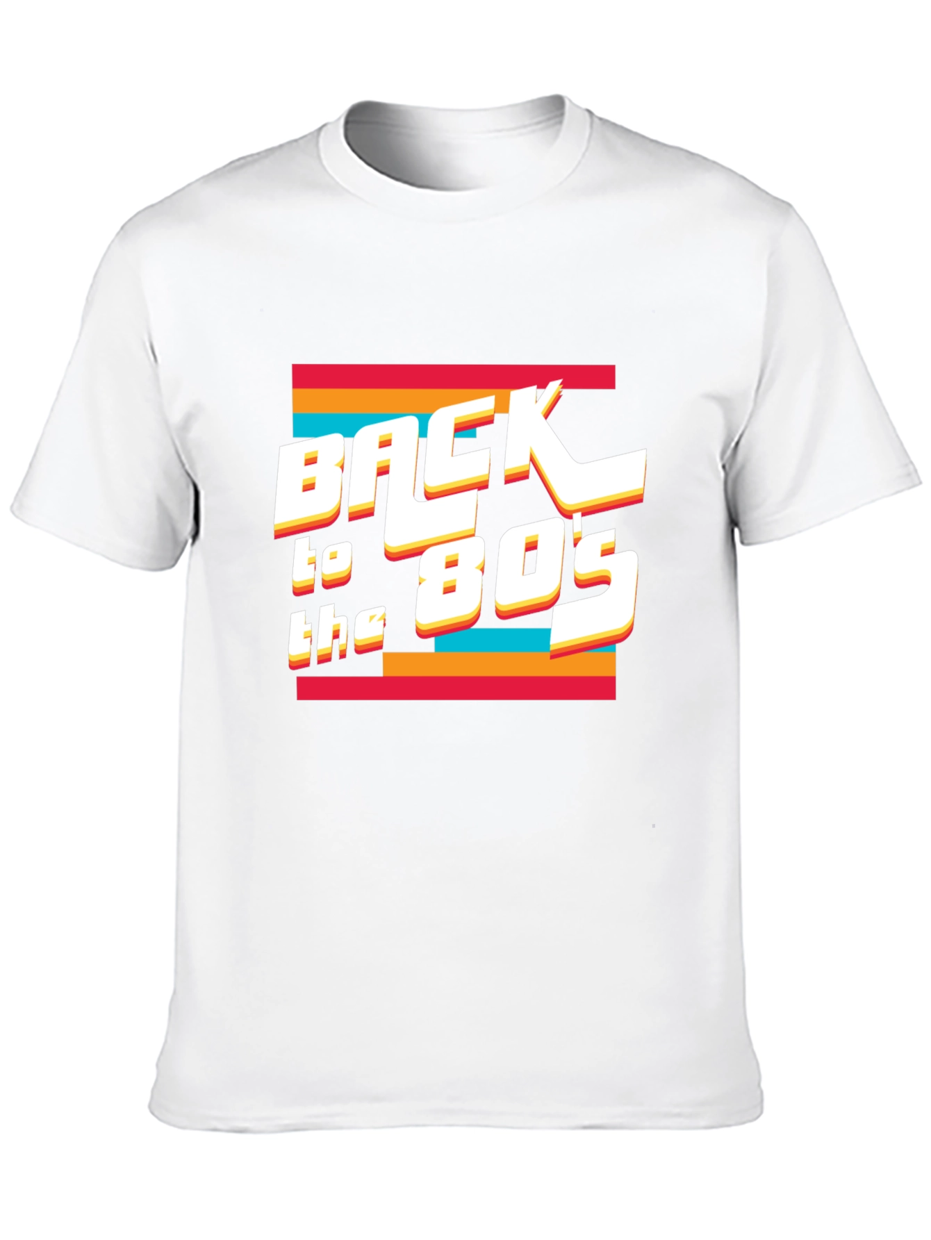 Retro 80s Graphic Tee - Black Nostalgic T-Shirt