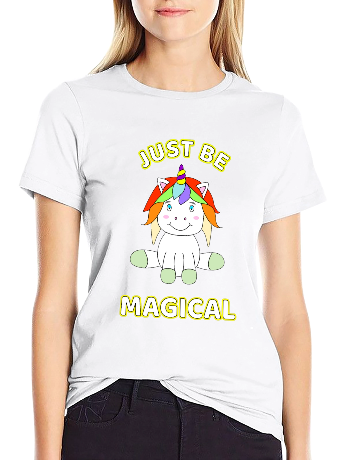Just Be Magical Unicorn Graphic Tee