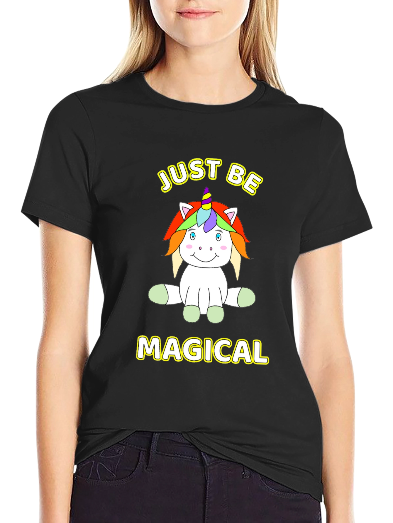 Just Be Magical Unicorn Graphic Tee