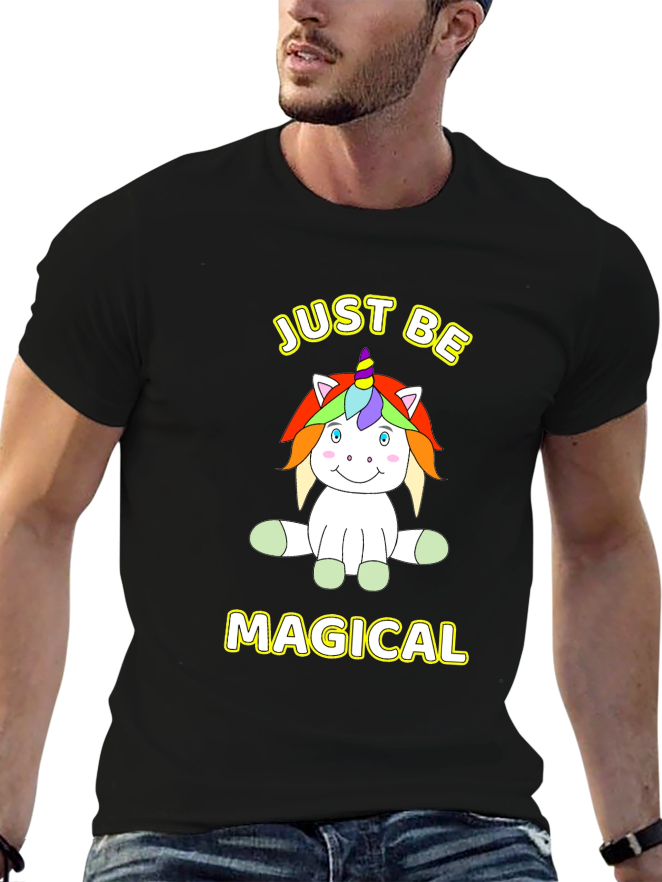 Just Be Magical Unicorn Graphic Tee