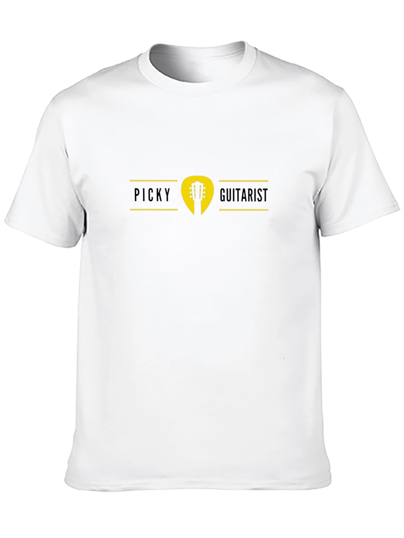 Picky Guitarist Black T-Shirt - Music Lover Tee
