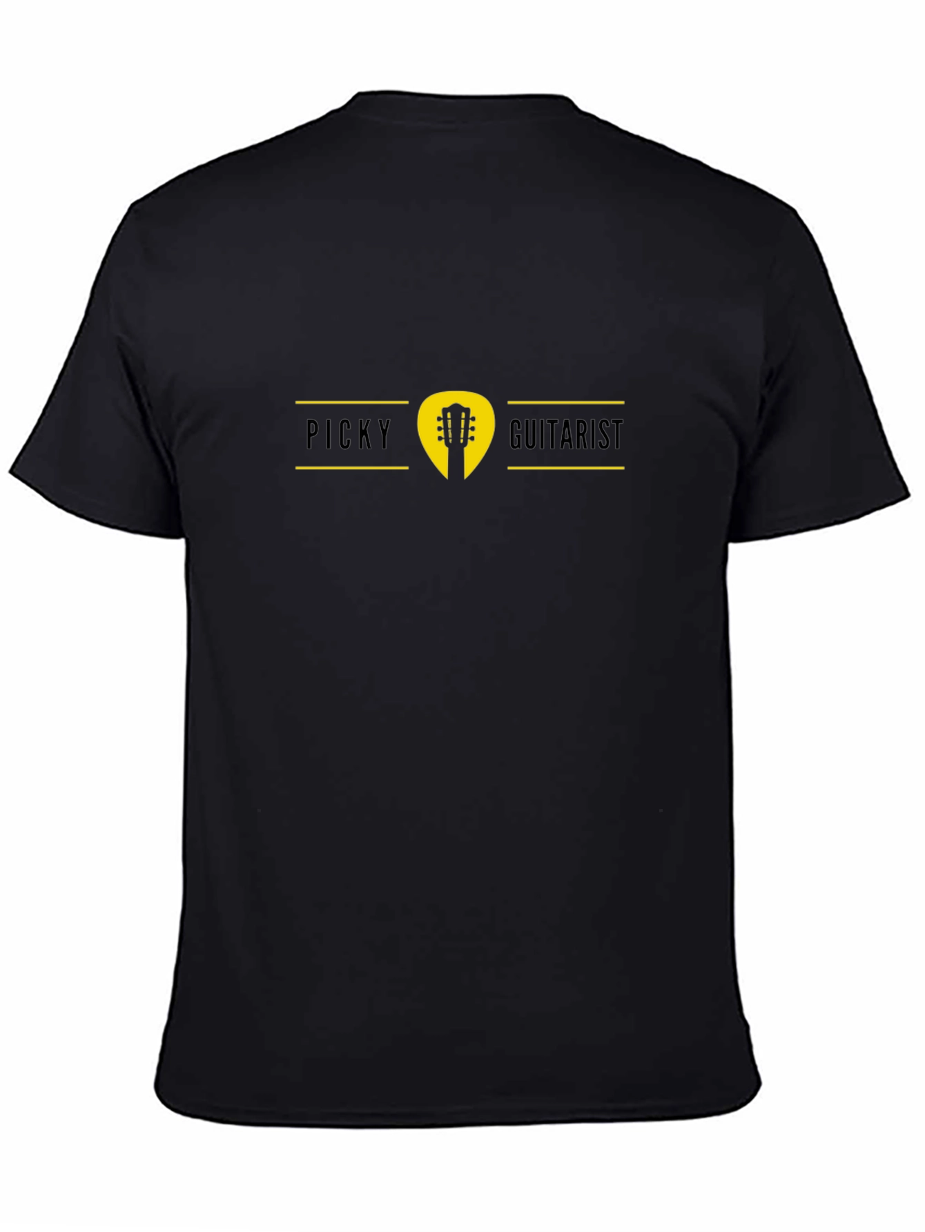 Picky Guitarist Black T-Shirt - Music Lover Tee