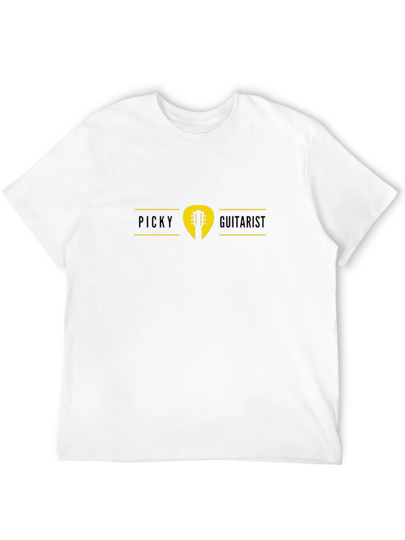 Picky Guitarist Black T-Shirt - Music Lover Tee