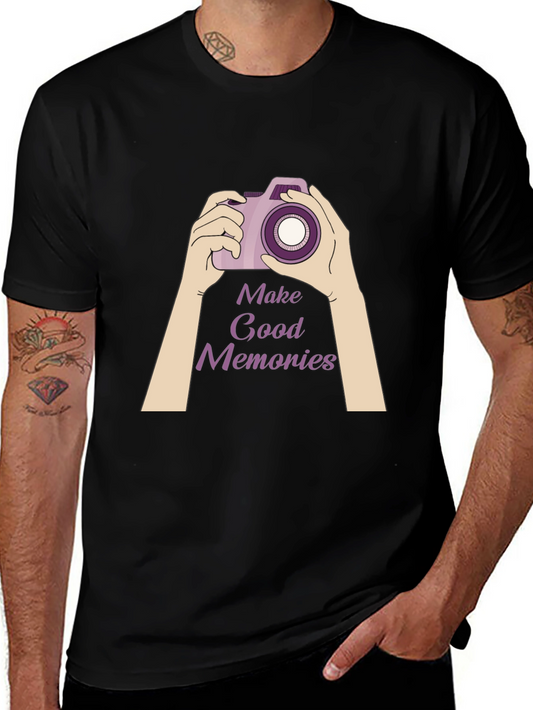 Make Good Memories T-Shirt - Camera Design