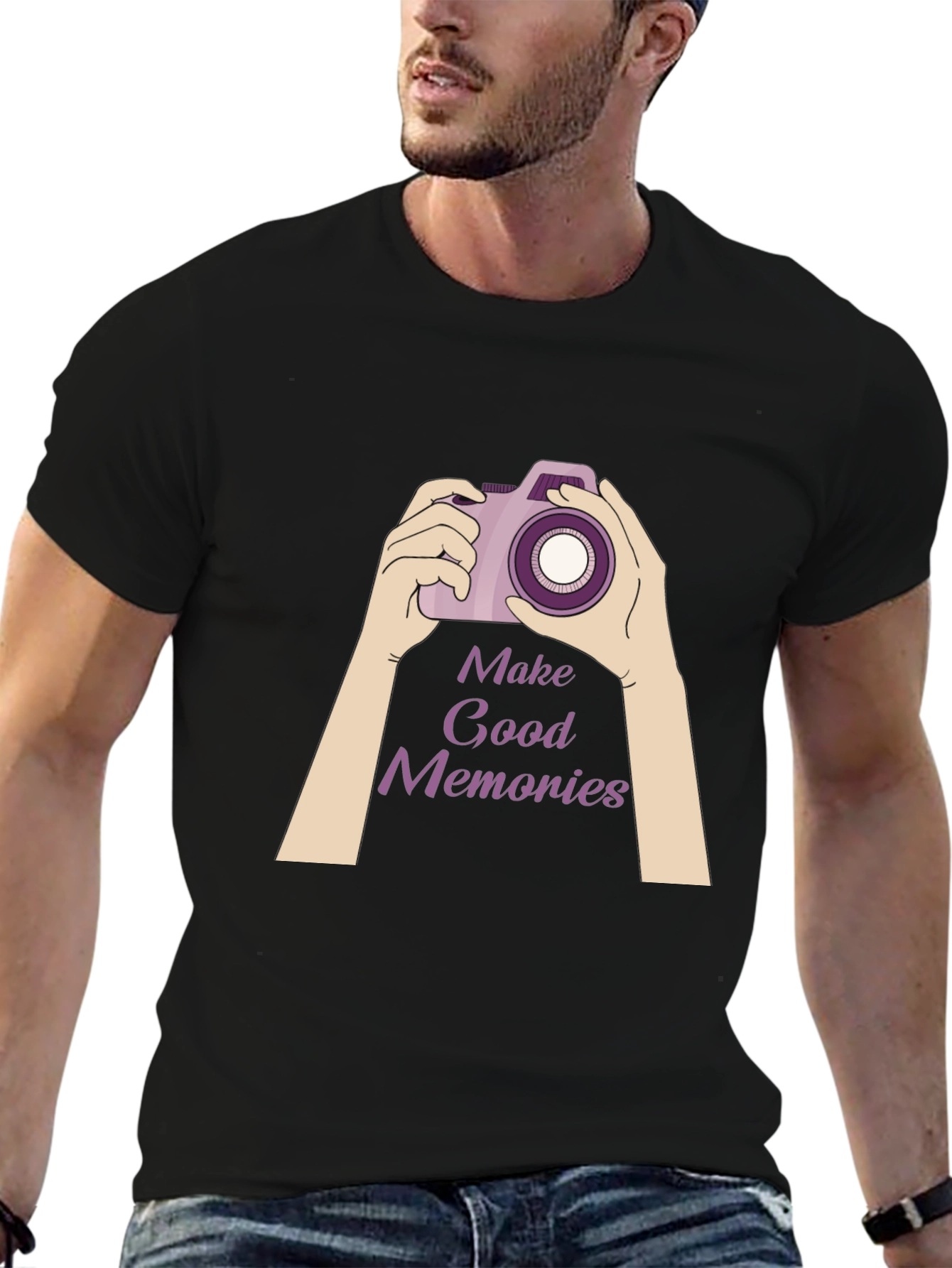 Make Good Memories T-Shirt - Camera Design