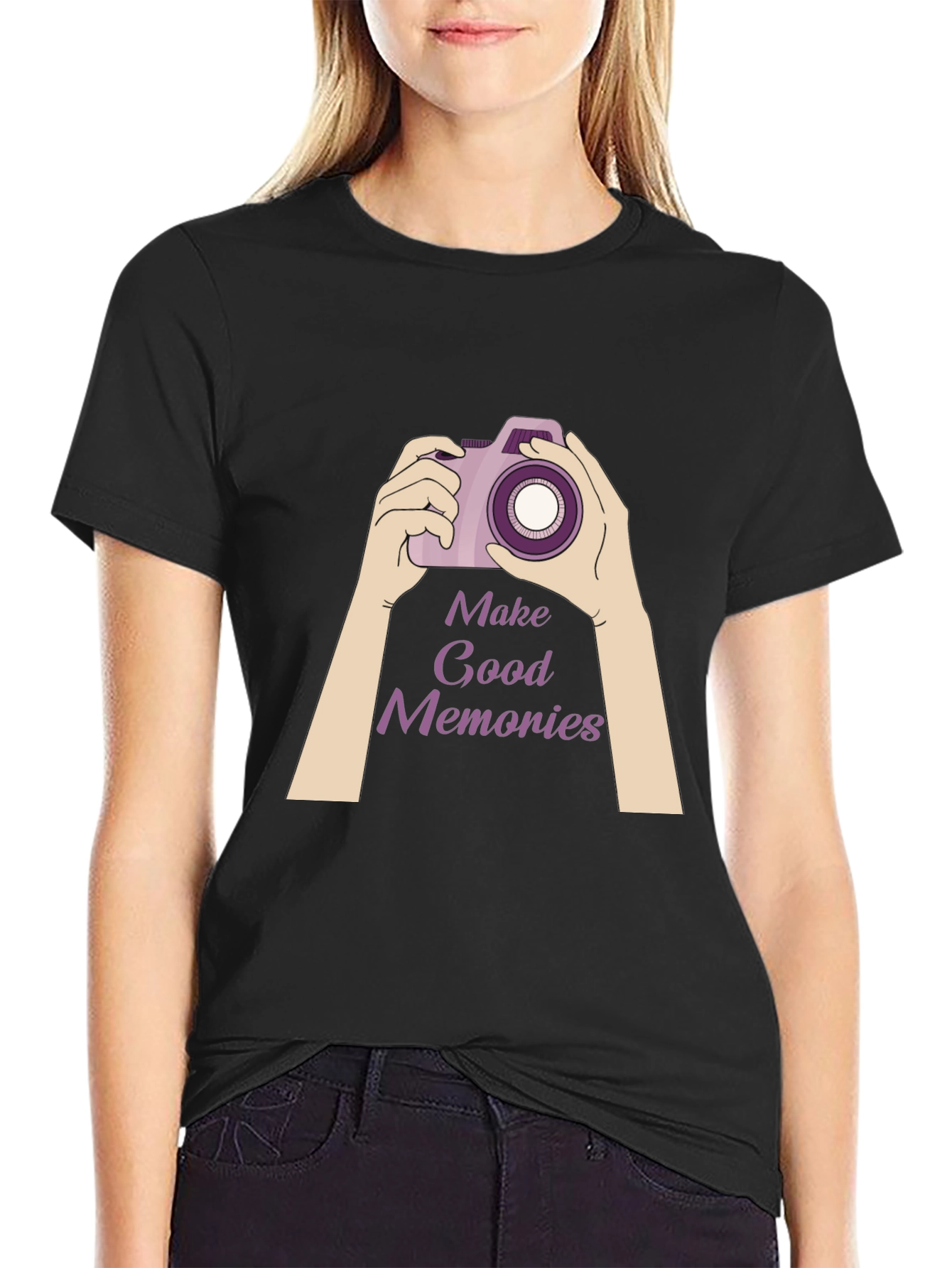 Make Good Memories T-Shirt - Camera Design