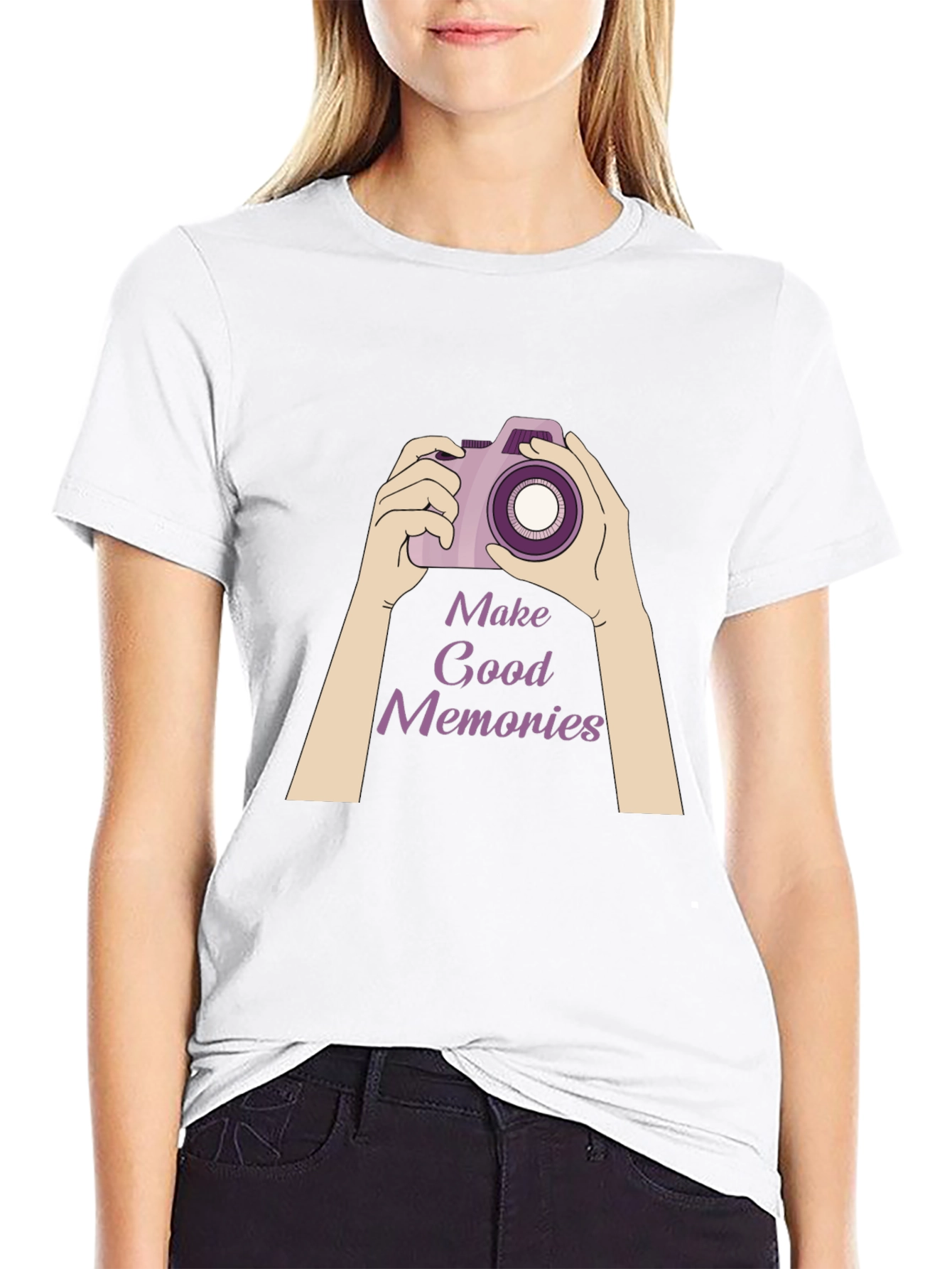 Make Good Memories T-Shirt - Camera Design