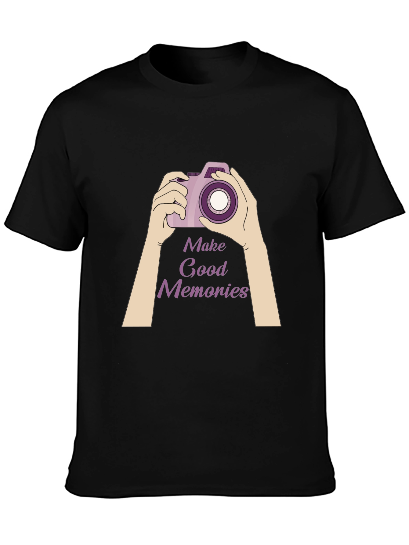 Make Good Memories T-Shirt - Camera Design