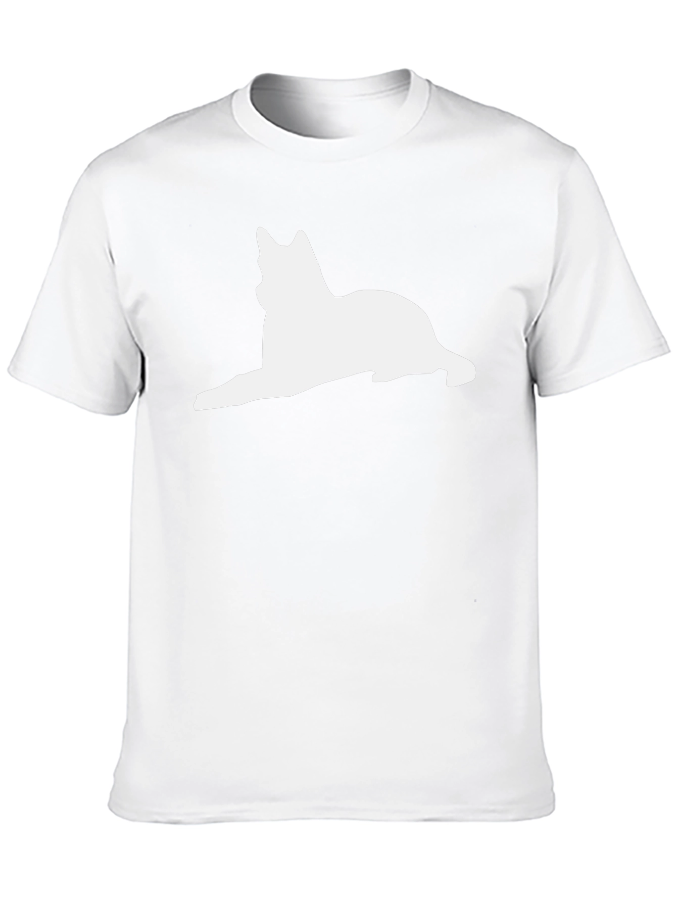 Cool Cat Silhouette Black T-Shirt