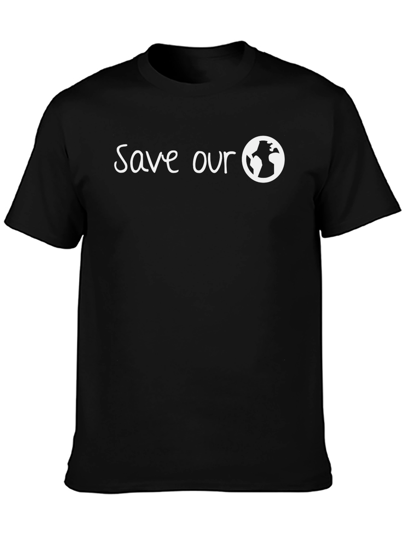 Save Our Earth Graphic Tee - Black